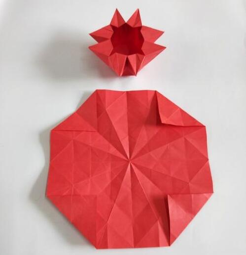 Origami Flower Box-No:4-Origami Container