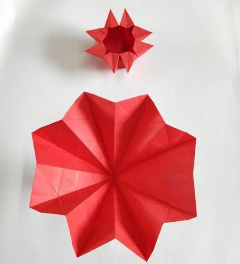Origami Flower Box-No:5-Origami Container